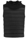 Shell R Mix Goggle Hooded Padded Vest Black - CP COMPANY - BALAAN 4