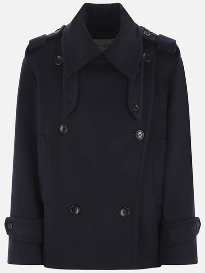 Women s Laveno double coat navy - MAX MARA - BALAAN 2