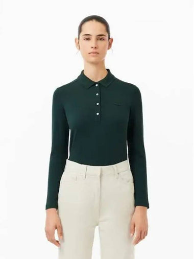 Women s Slim Fit Long Sleeve Polo T Shirt PF5464 54N YZP Domestic Product GQ2N24091216862 - LACOSTE - BALAAN 1