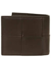 Intrecciato Cassette Half Wallet Brown - BOTTEGA VENETA - BALAAN 4