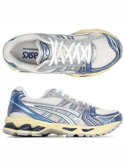 Gel Kayano 14 Low Top Sneakers Cream Denim Blue - ASICS - BALAAN 2