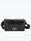 Monaco Flap Medium Shoulder Bag Black - BALENCIAGA - BALAAN 2