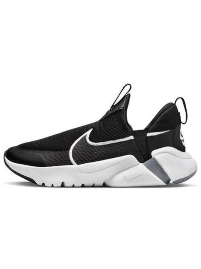 Kids Flex Plus 2 Low Top Sneakers White Black - NIKE - BALAAN 2