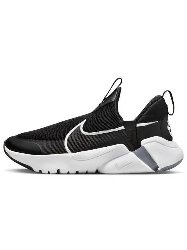 Kids Flex Plus 2 Low Top Sneakers White Black - NIKE - BALAAN 1