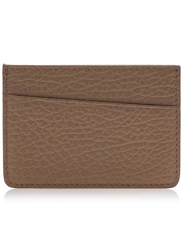 Grain Leather Stitch Card Wallet Chamois - MAISON MARGIELA - BALAAN 4