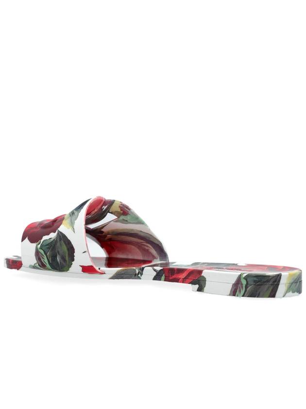 Dolce & Gabbana Slides With Logo, Women's, Multicolour - DOLCE&GABBANA - BALAAN 5