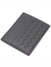 Intrecciato Weaving Card Wallet Grey - BOTTEGA VENETA - BALAAN 6