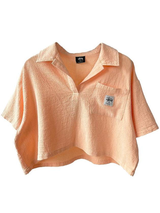 Byron PK Shirt Apricot - STUSSY - BALAAN 1