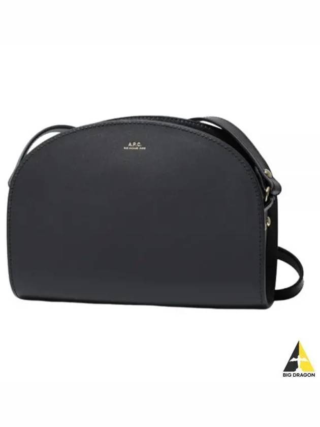 Demi Lune Half Moon Cross Bag Black - A.P.C. - BALAAN 2