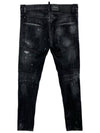 Men's Biker Jean Black - DSQUARED2 - BALAAN 3