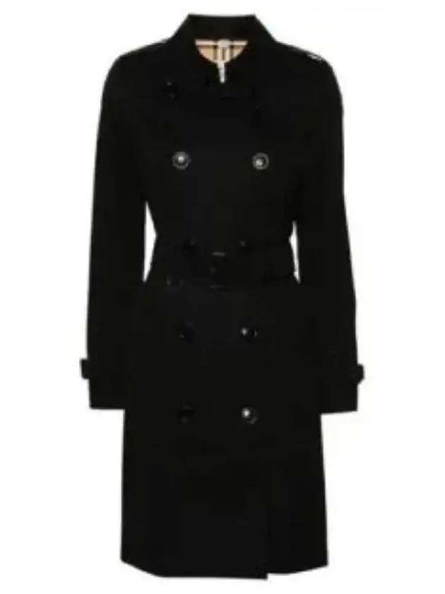 Chelsea Cotton Trench Coat Black - BURBERRY - BALAAN 2