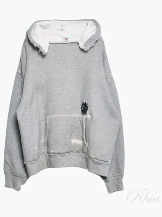 24 Hoodie Double Face SM YS8 0000 039 Gray - SAINT MXXXXXX - BALAAN 1