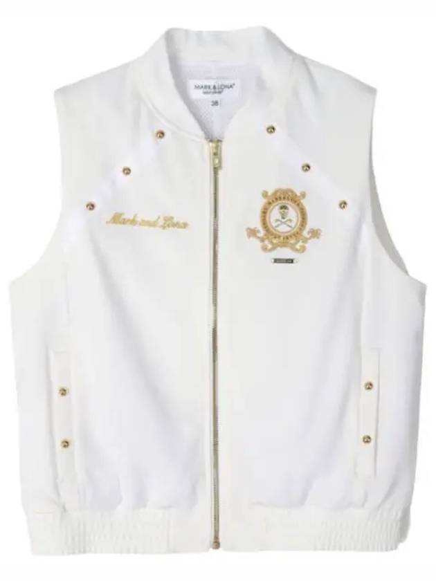 Women s Prince Stud Zip Up Vest Golf - MARK & LONA - BALAAN 1