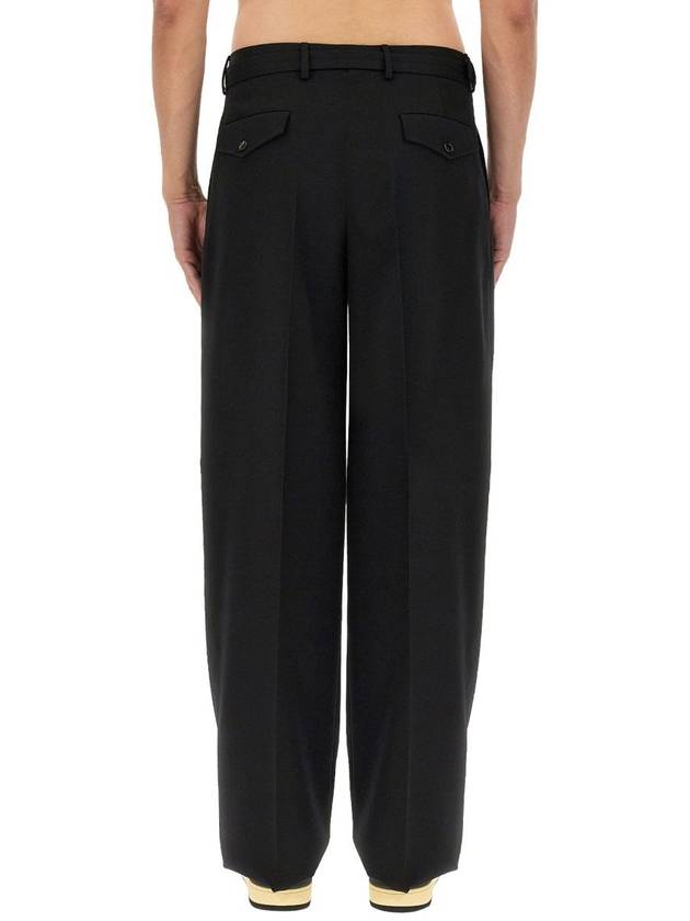 Straight Pants RM TR0004 4885 E2310 BLACK - LANVIN - BALAAN 4