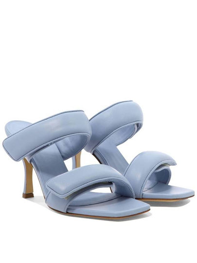 Light-Blue Perni X Pernille Sandals In Leather Woman - GIA BORGHINI - BALAAN 2