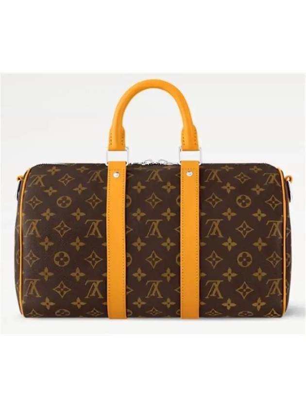 Keepall Bandouliere 35 Duffel Bag Brown Yellow - LOUIS VUITTON - BALAAN 5