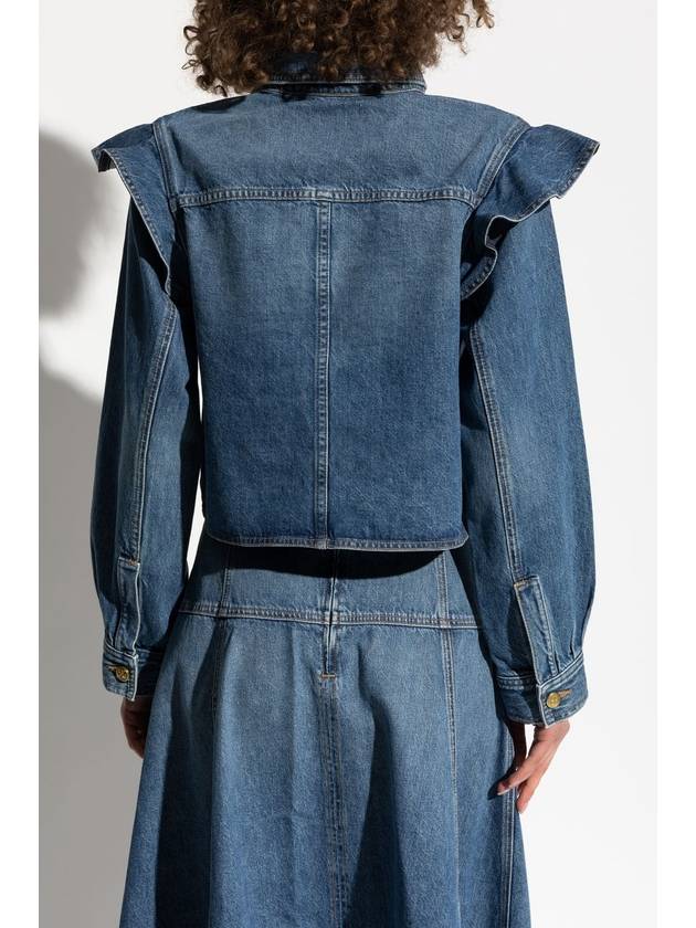 Ulla Johnson Denim Jacket The Mathilde, Women's, Blue - ULLA JOHNSON - BALAAN 4