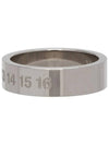 Maison Margiela Numbers Number Logo Sterling Silver Clean Ring Ring - MAISON MARGIELA - BALAAN 4