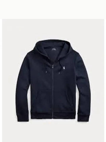 Cotton full zip hoodie navy 1236180 - POLO RALPH LAUREN - BALAAN 1