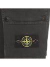 Compass Badge Cargo Straight Pants Black - STONE ISLAND - BALAAN 6