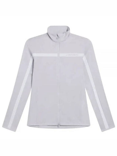 Seasonal Janice Mid Layer Zip-Up Jacket Light Grey Melange - J.LINDEBERG - BALAAN 1