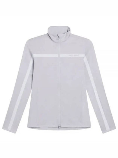 Seasonal Janice Mid Layer Zip-Up Jacket Light Grey Melange - J.LINDEBERG - BALAAN 2