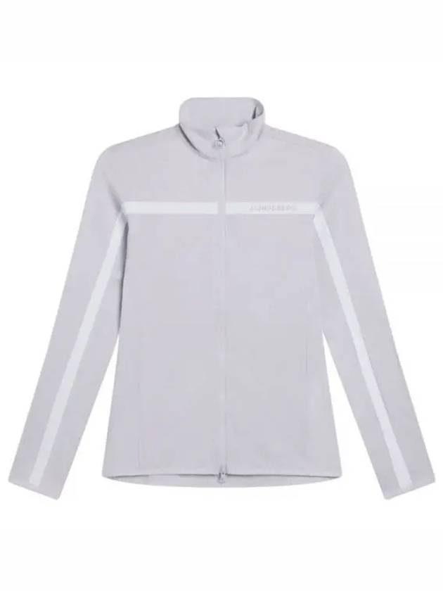 Seasonal Janice Mid Layer Zip-Up Jacket Light Grey Melange - J.LINDEBERG - BALAAN 2