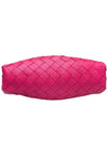 Women s 585852 Intrecciato hot pink color dumpling bag mini cross - BOTTEGA VENETA - BALAAN 5