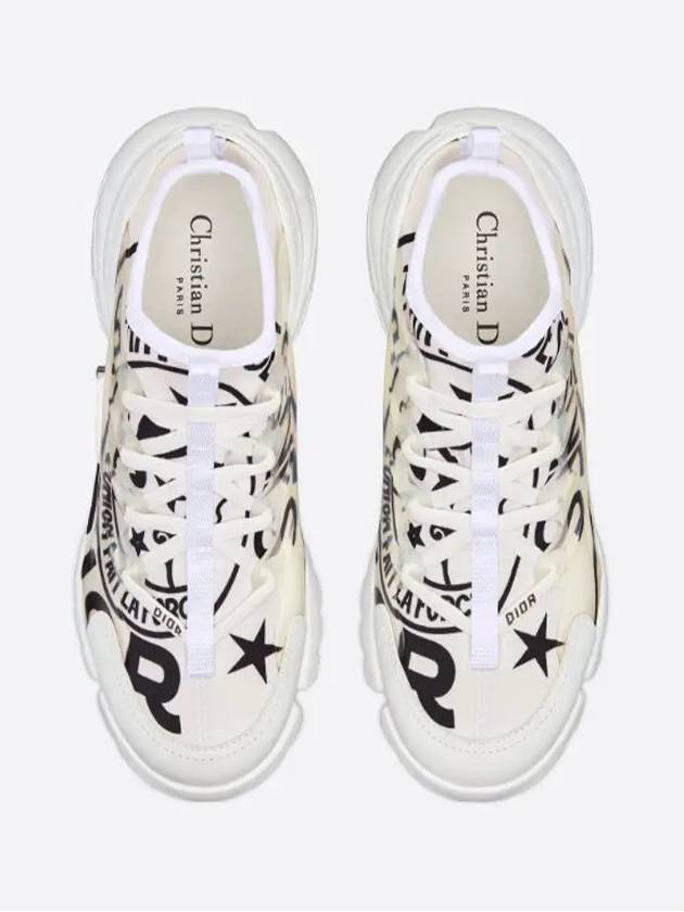 D-Connect Technical Fabric Low Top Sneakers White - DIOR - BALAAN 3