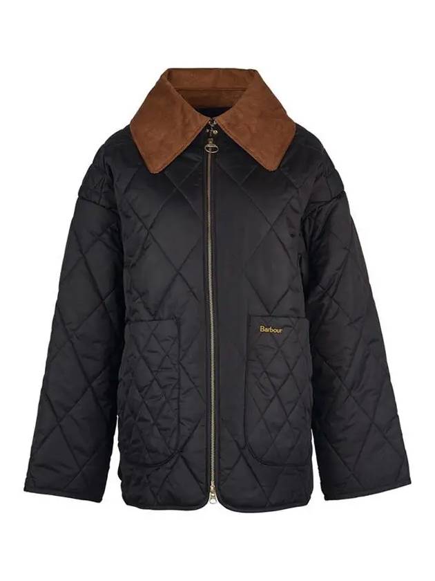 Woodhal Quilting Jacket Black - BARBOUR - BALAAN 2