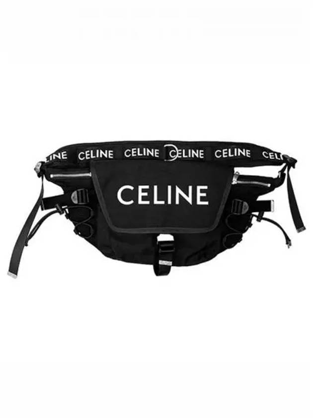 Printed nylon small belt bag black 270129 - CELINE - BALAAN 1