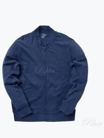 Men's Embroidered Pony Logo Zip-up Jacket Blue - POLO RALPH LAUREN - BALAAN 2