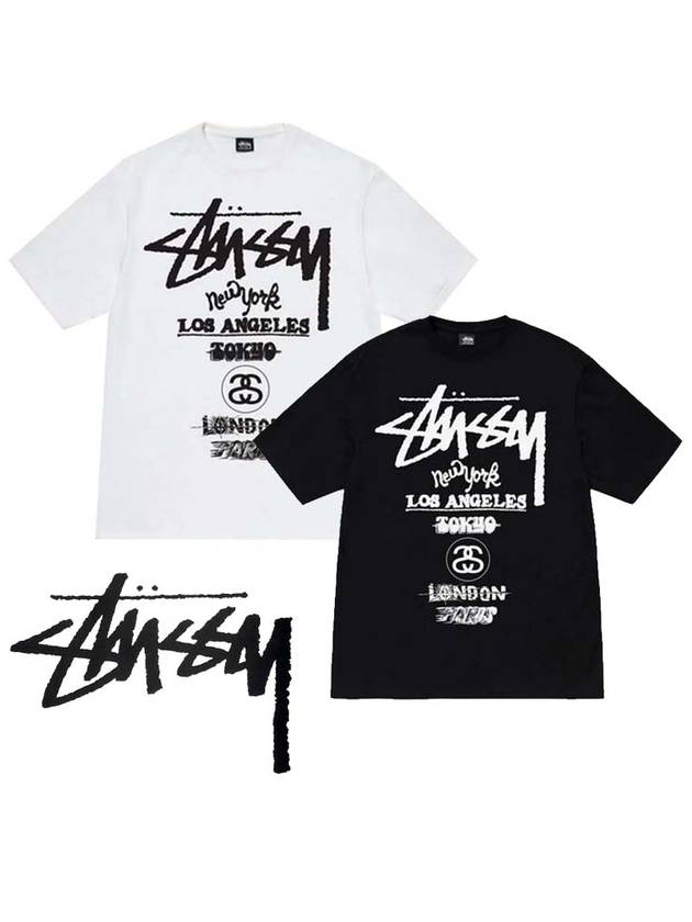 tour t shirt black men - STUSSY - BALAAN 6