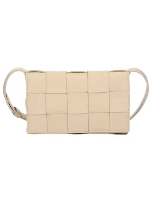 Small cassette shoulder bag beige - BOTTEGA VENETA - BALAAN 1