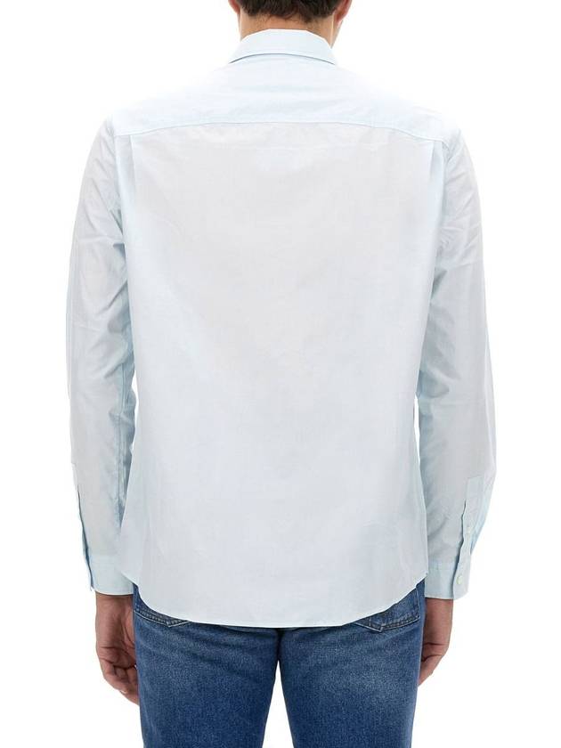 Edouard Long Sleeve Shirt Blue - A.P.C. - BALAAN 4