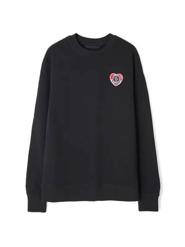 8G00043 899V4 999 Logo Patch Sweatshirt - MONCLER - BALAAN 1