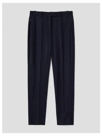 Women s Slick Flannel High Waist Tapered Pants Trousers Navy Domestic Product GM0024092312338 - THEORY - BALAAN 1