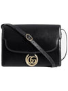 GG Ring Medium Shoulder Bag Black - GUCCI - BALAAN 2