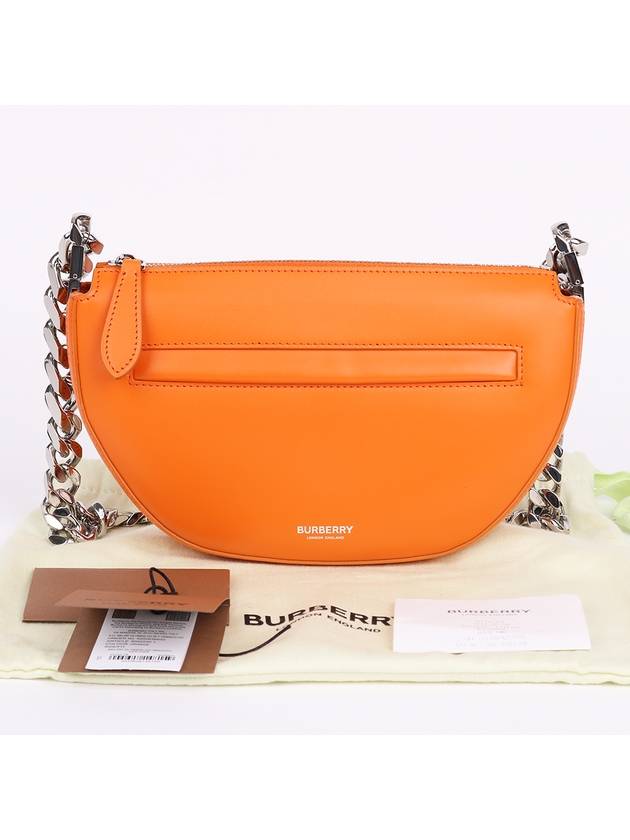 Olympia Orange Mini Chain Bag - BURBERRY - BALAAN 10