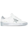 Stardan Silver Tab Low Top Sneakers White - GOLDEN GOOSE - BALAAN 2
