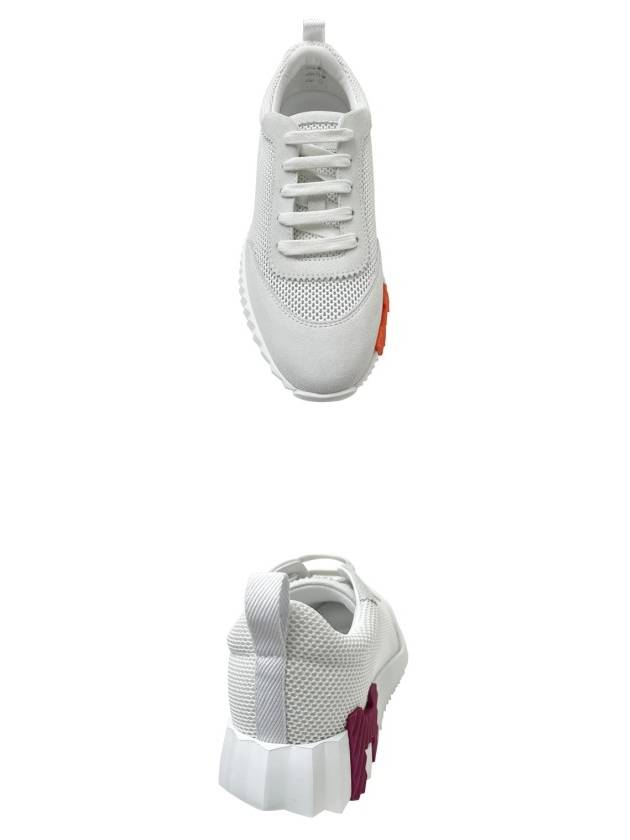 Bouncing Mesh Low Top Sneakers Blanc White - HERMES - BALAAN 6