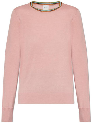 Paul Smith Wool Sweater, Women's, Pink - PAUL SMITH - BALAAN 1