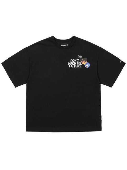 DBOF bag logo short sleeve t-shirt black - AJOBYAJO - BALAAN 2