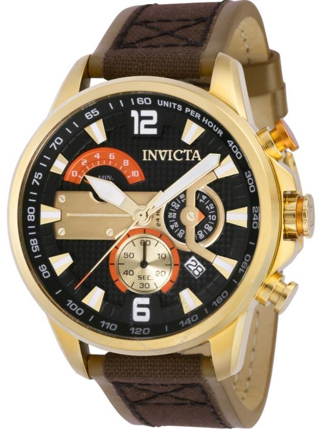 Invicta Aviator Chronograph Quartz Black Dial Men's Watch 41689 - INVICTA - BALAAN 1