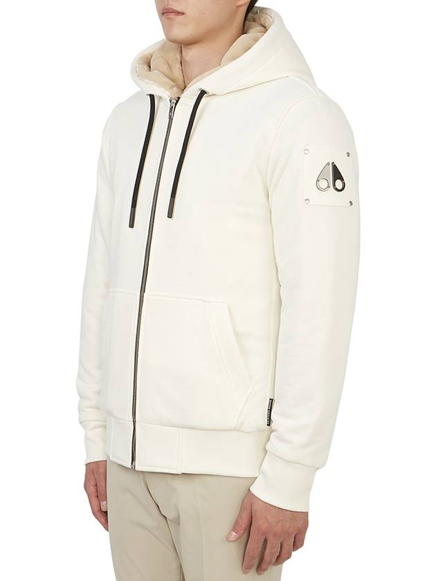 Classic Bunny Zip Up Hoodie Beige Lining White - MOOSE KNUCKLES - BALAAN 4