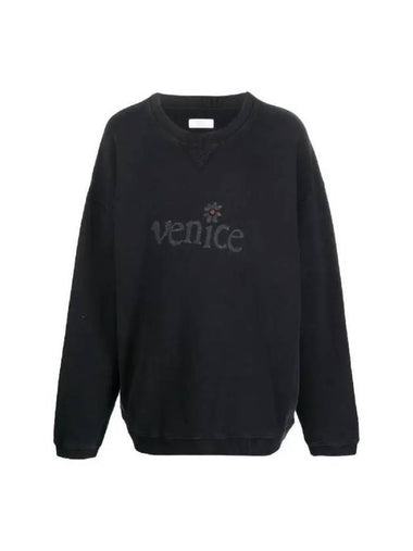 Venice print sweatshirt 06T037 BLACK - ERL - BALAAN 1