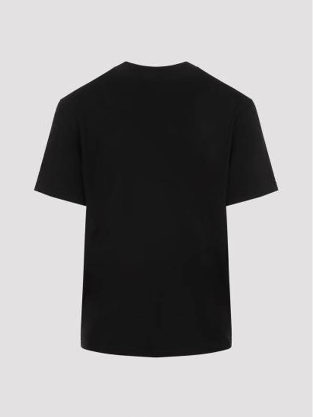 Relaxed Fit Cotton Short Sleeve T-Shirt Black - LOEWE - BALAAN 5