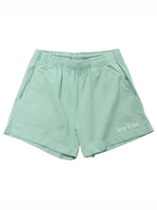 Embroidered Shorts Short Pants Women s - SPORTY & RICH - BALAAN 1