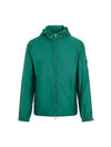 Etiache Rain Hooded Zip Up Emerald Green - MONCLER - BALAAN 2