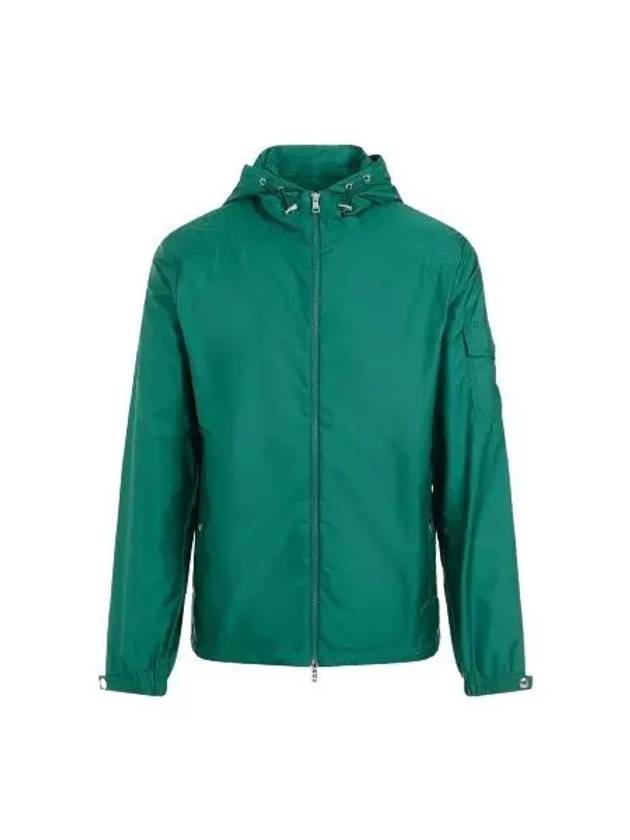 Etiache Rain Hooded Zip Up Emerald Green - MONCLER - BALAAN 2